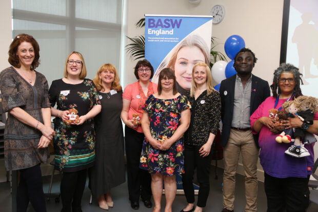 Social workers and people with lived experience of learning disability gathered together