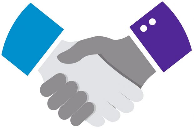a hand shake signifying partnership