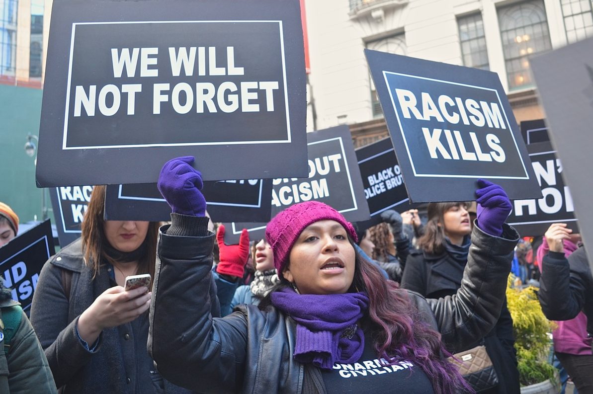 Black Lives Matter peaceful protest in New York