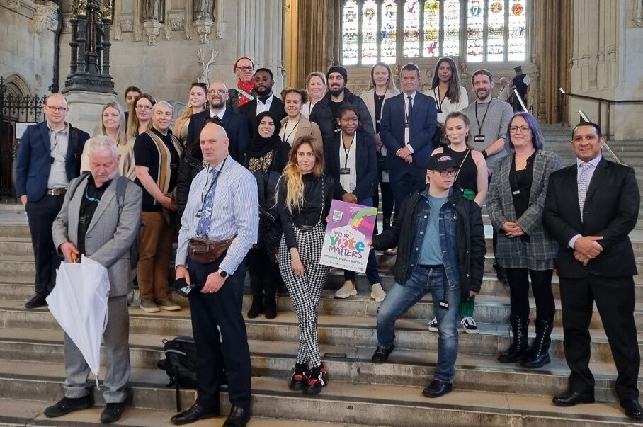 Promote the vote delegation at Westminster