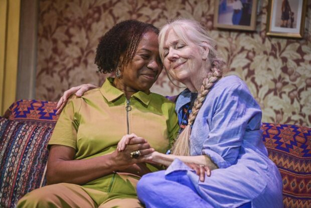 Es and Flo - picture from the stage play about an older lesbian couple and their struggle with dementia.
