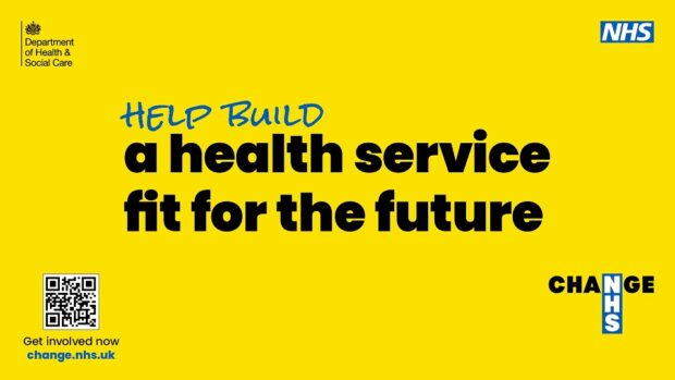 Change NHS website banner